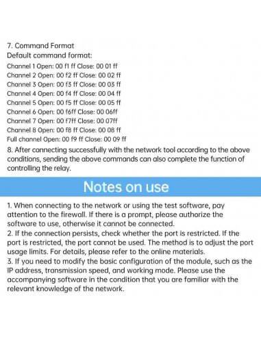 Placa rele ethernet 5v 4 RELES CH9120