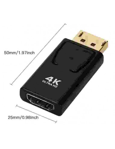 Adaptador Hdmi para display port