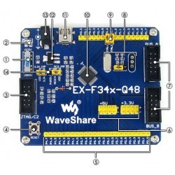 8051F340 WAVESHARE EX-F34X-Q48 2
