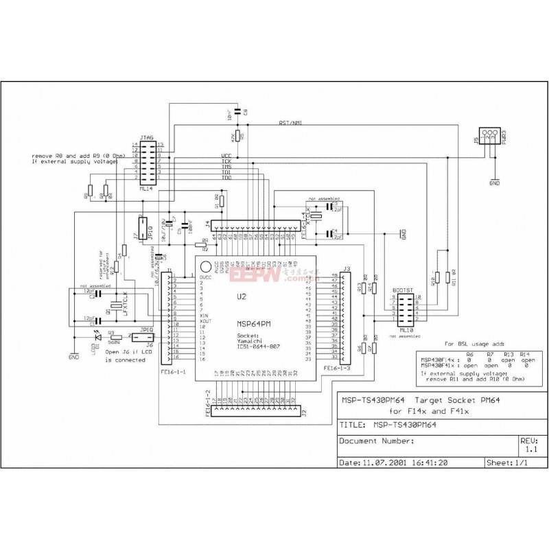 MSP-TS430PM64 - 64-PIN TARGET...