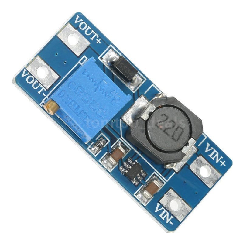 MT3608 5V-28V 2A DC-DC STEP UP BOOST
