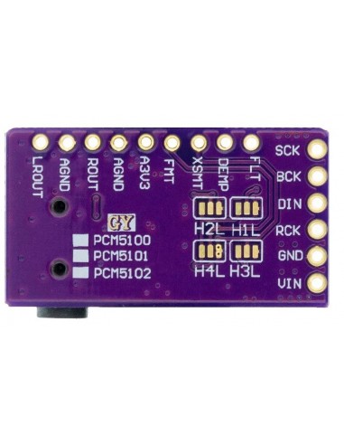 PCM5102A DAC I2S 2VRMS DirectPath™,...