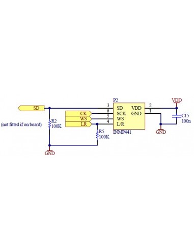 INMP441 MEMS microfone Omnidirecional...