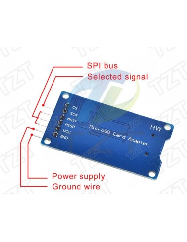 Micro Sd Card Reader module SPI 5V ou...
