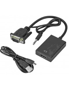 Adaptador VGA TO HDMI Com Som
